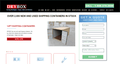 Desktop Screenshot of dryboxusa.com